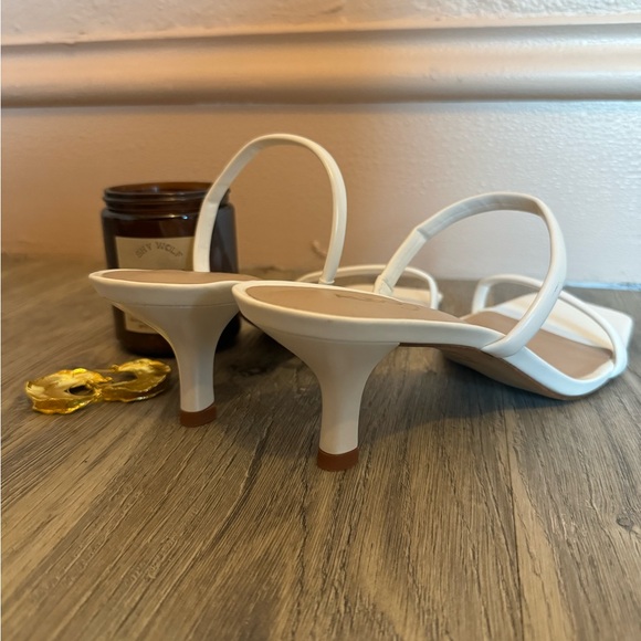 Aldo Kitti White Kitten Heel Sz 10 - Picture 3 of 3